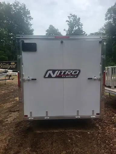 Nitro 7x14 Enclosed Cargo Trailer – 7K GVW – V-Nose – Rear Ramp Door - Image 3